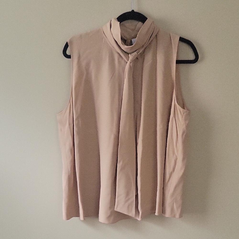 NWT St. John Tie Neck Blouse